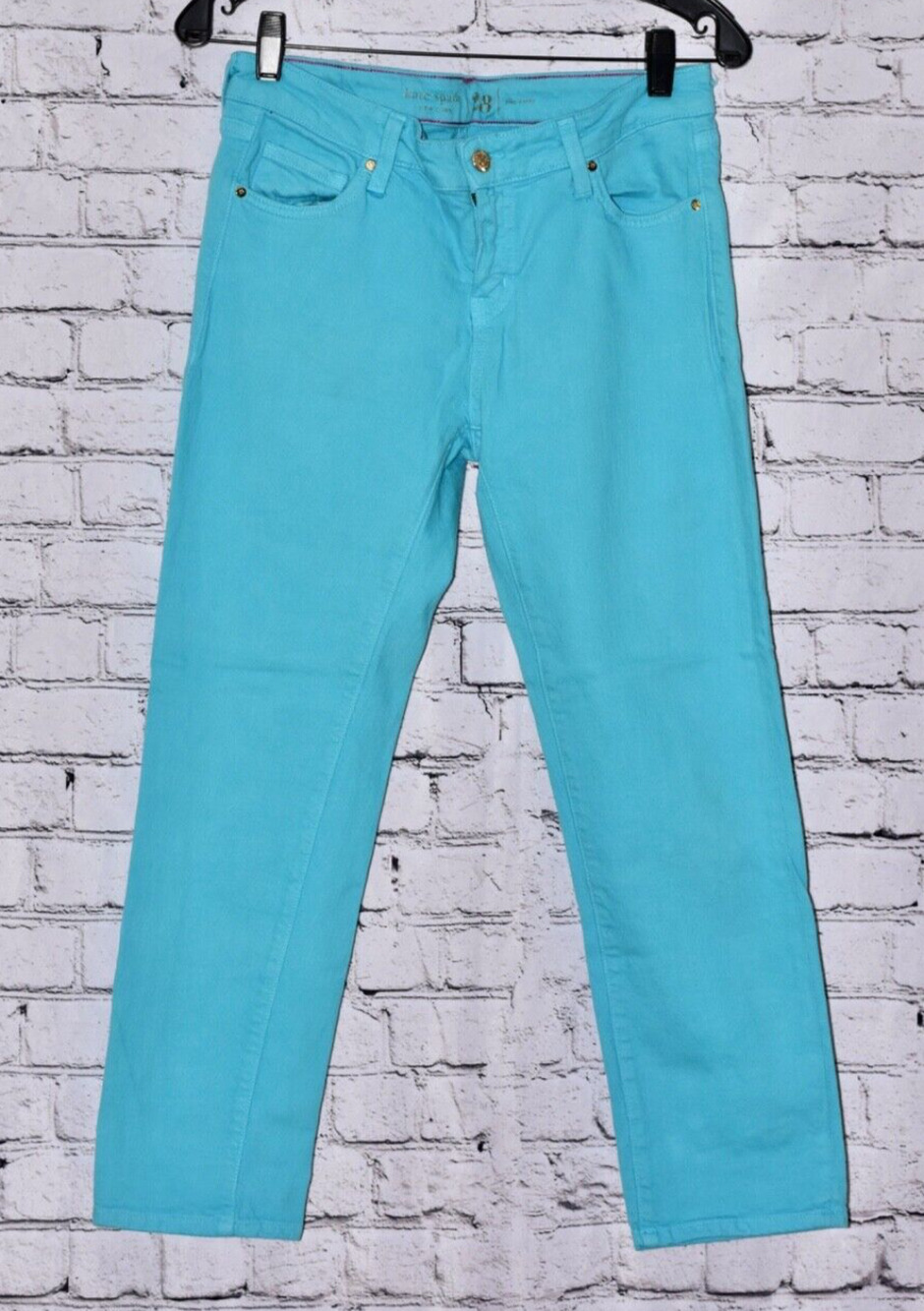 Kate Spade Jeans Women's Perry Street Denim Play Hooky Straight Leg Size 28